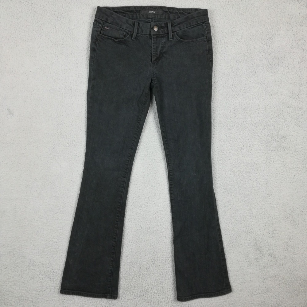 Joe's Womens Jeans Boot Cut Black Wash Denim‎ Morter Low Rise 28